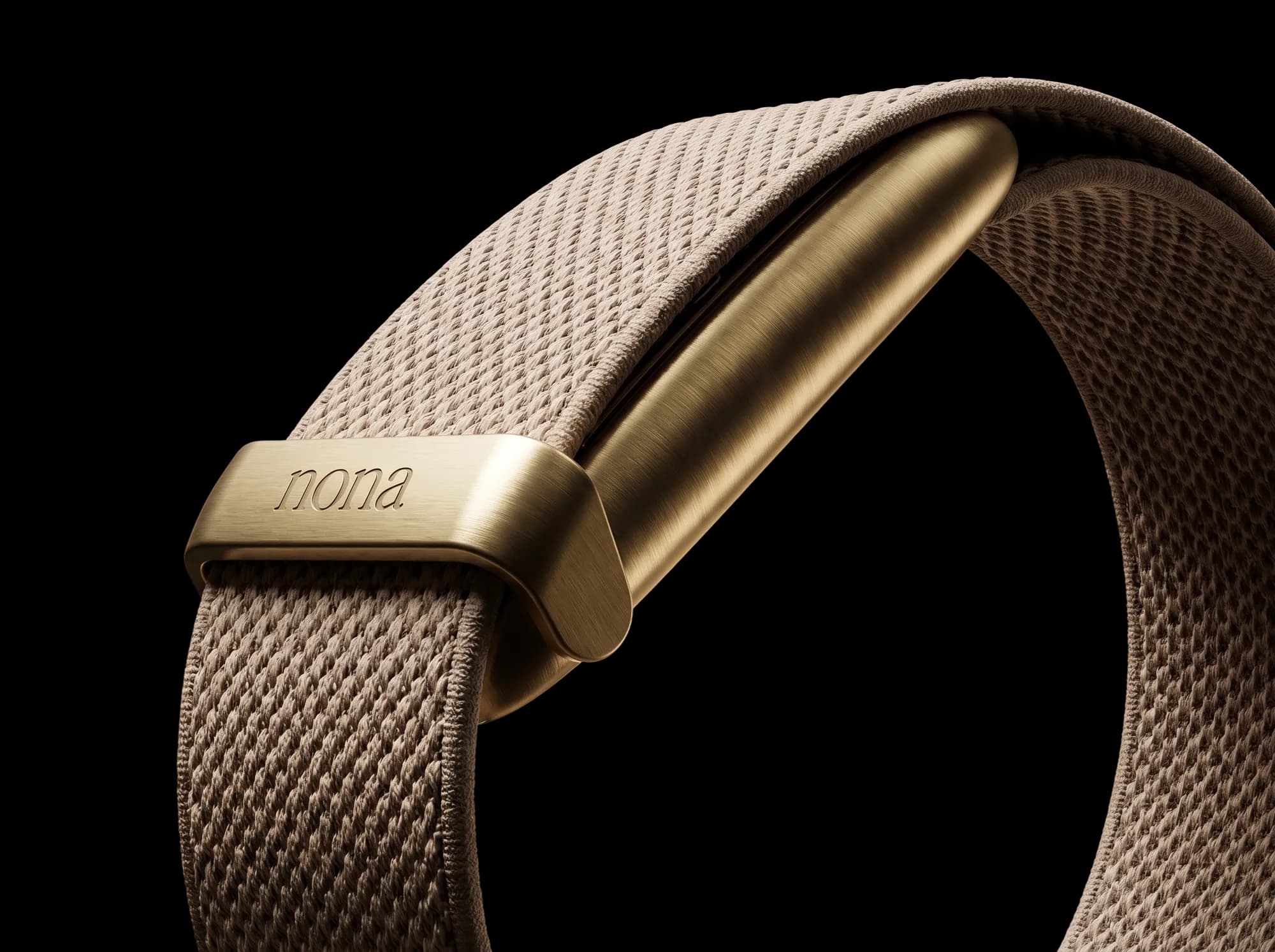 The Nona band, shown close up